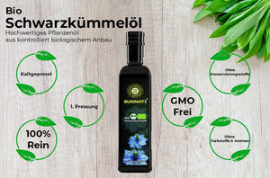 Bio Schwarzkümmelöl Gefiltert 500ml (2x250ml)