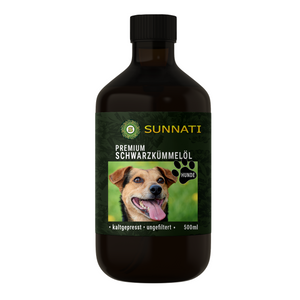 Premium Schwarzkümmelöl für Hunde 500ml